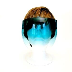Face mask/shield tinted Blue‎ Ombre